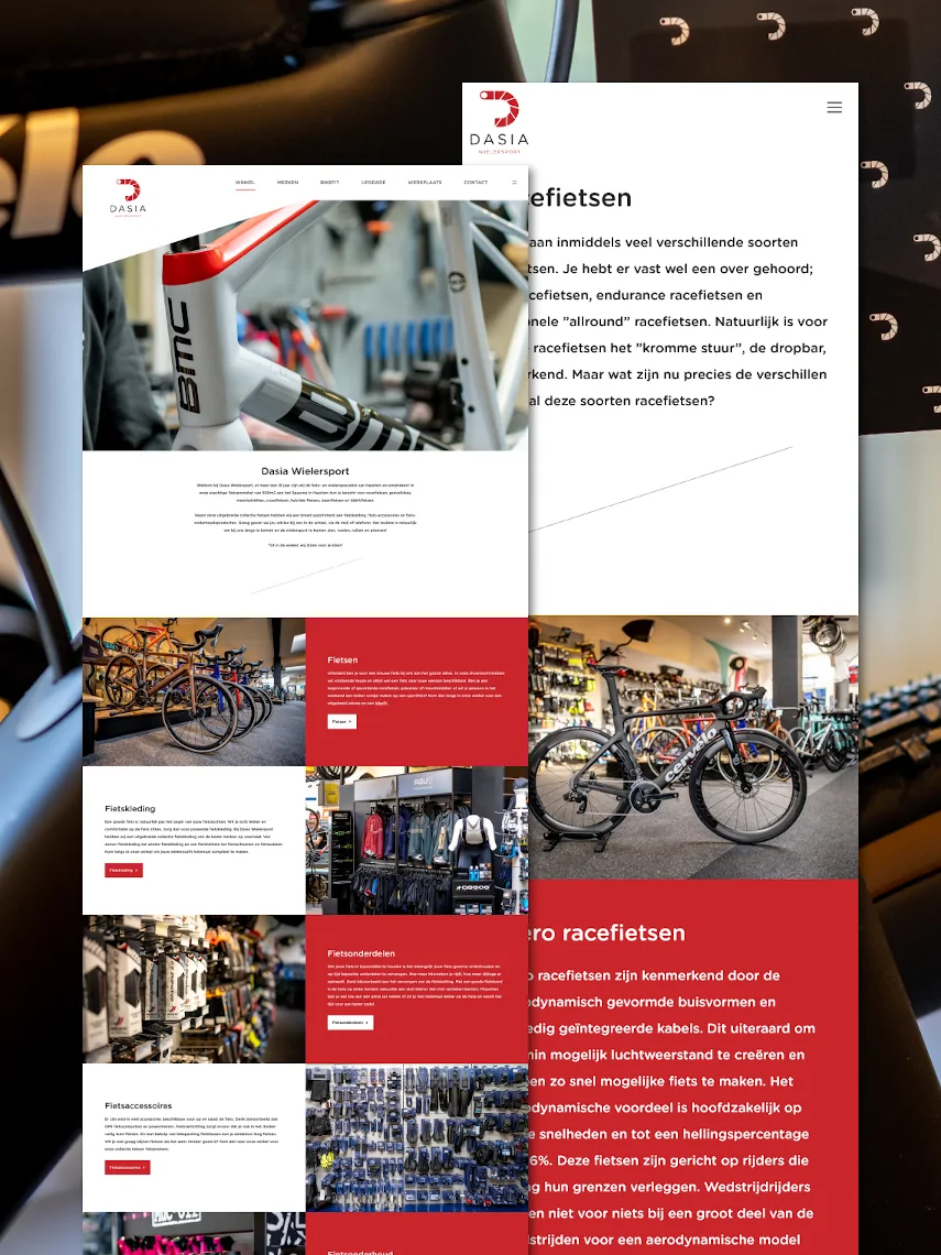 Dasia Wielersport website